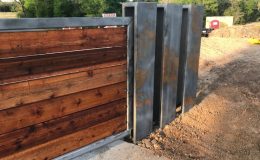 Rustic Sliding Gate At Residence In Texas - DuraGates : The One-stop ...