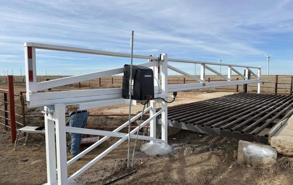 Unique Gate Installed at a Wind Farm in Texas