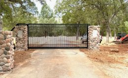 larger cantilever sliding gate in california